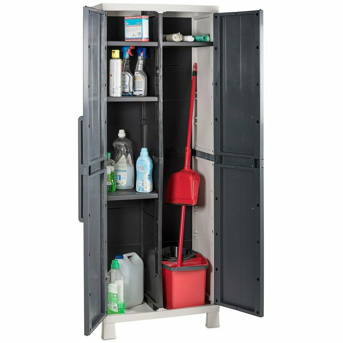 TOOMAX - Armadio Portascope Anniversary Midi 2 ante
con 1 vano porta-attrezzi e 2 ripiani posizionabili - h173x65x37 cm